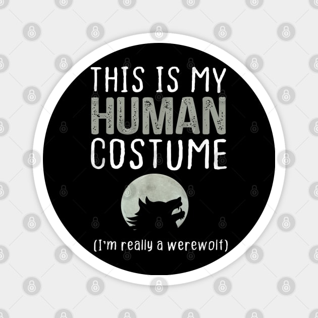 this is my human costume i'm really a werewolf Magnet by CosmicCat